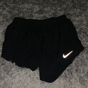black nike shorts